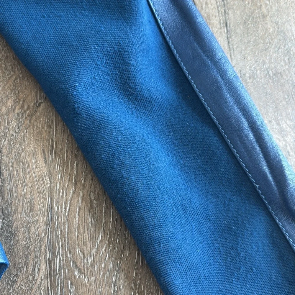 Buffalo David Bitton Blue Leather Jacket - Picture 7 of 9